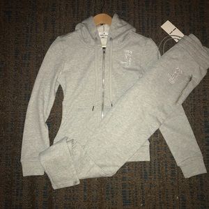 Grey never worn track suit!